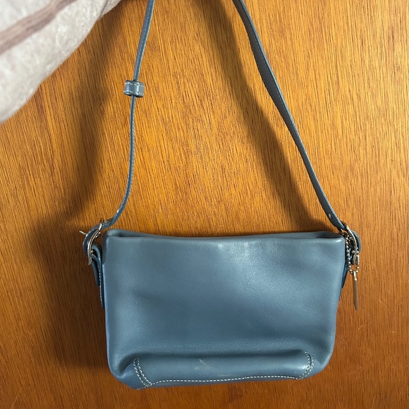 Coach Handbags - Coach mini shoulder bag, light blue